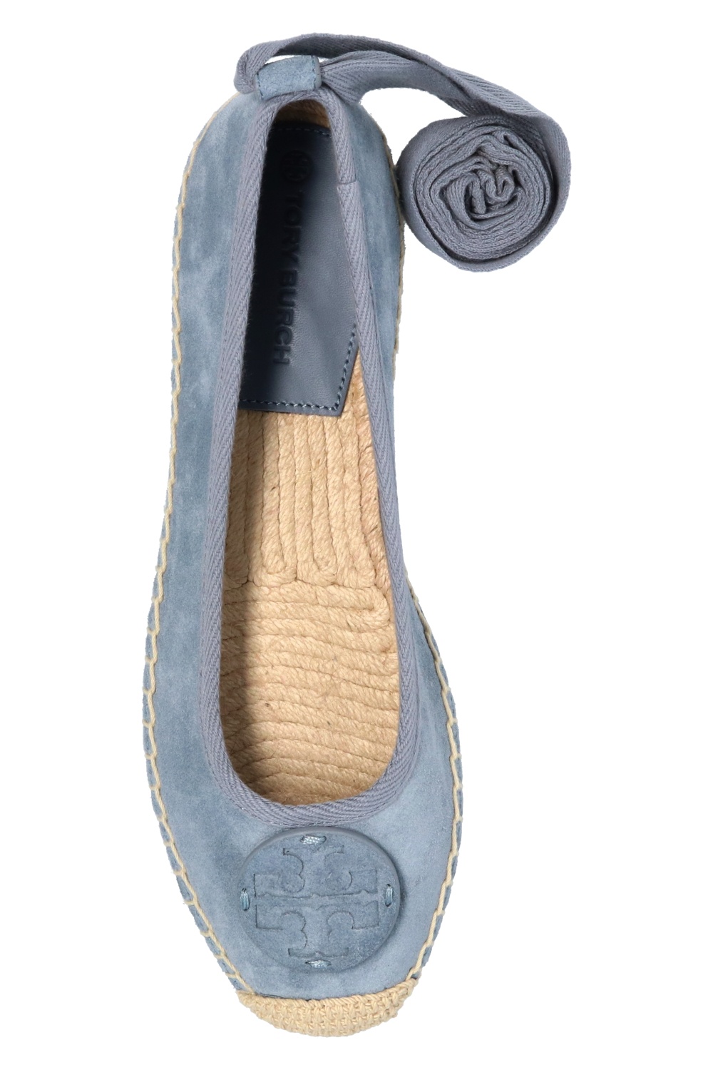 Tory Burch Minnie outlet Ankle-Wrap Suede Espadrilles, 9